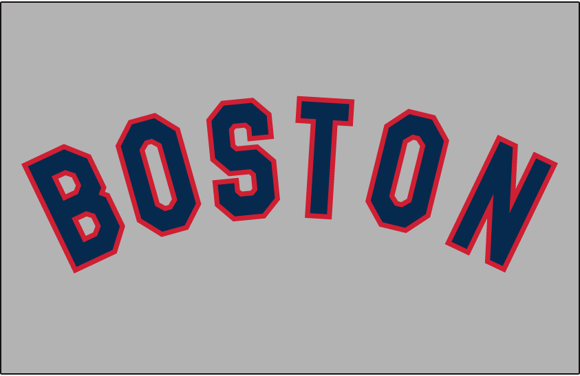 Boston Red Sox 1969-1972 Jersey Logo fabric transfer